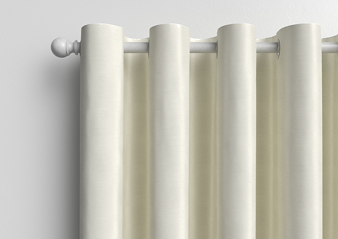 Akoya Faux Silk, Lustre Chalk - Made to Measure Curtains - Image 12